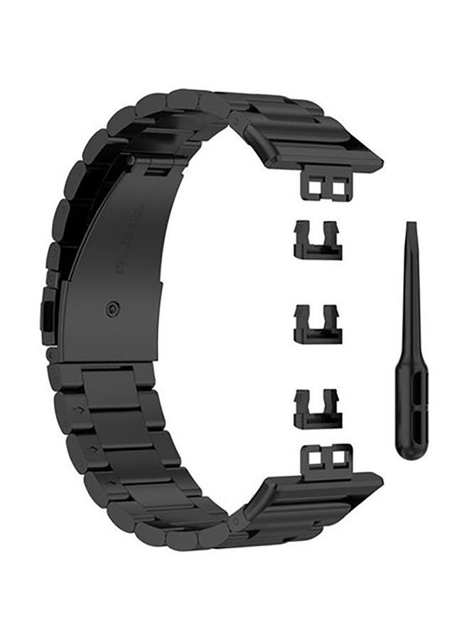 فيت سوار معدنيband ووتش فيت مقاس 42/44/45/49 mm لون أسود - Image 5